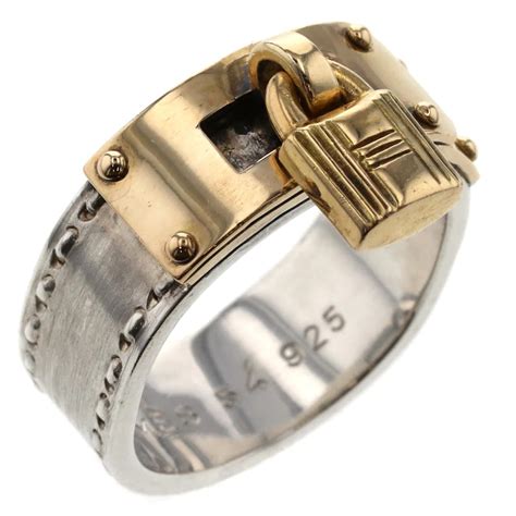 bague hermes femme h|bague Hermes argent kelly.